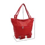 Puha nagy válltáska nyomott mintával L653