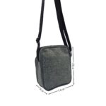 Elegáns férfi kis oldaltáska vászon 6506