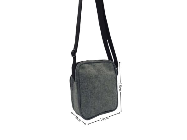 Elegáns férfi kis oldaltáska vászon 6506