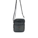 Elegáns férfi kis oldaltáska vászon 6506