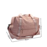 Letisztult sporttáska cipőtartóval színes pánttal 802