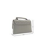 INC-1001back Mintás kézitáska pajzs fém dísszel INC-1001