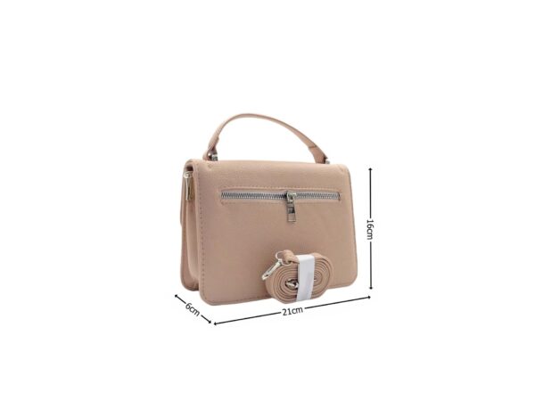 Divatos kézitáska kerek fém dísszel INC-1019