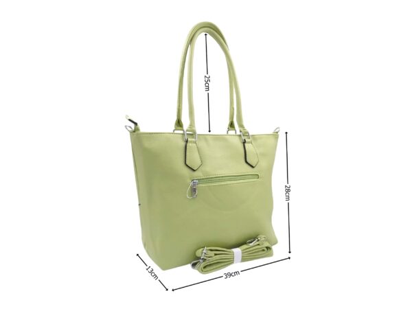 Elegáns shopper táska varrott mintás 279