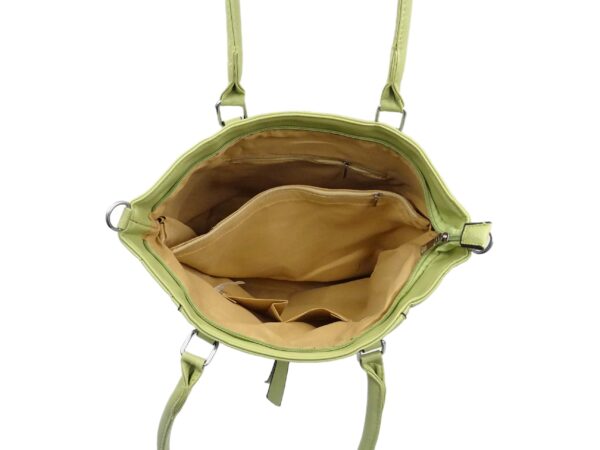 Elegáns shopper táska varrott mintás 279