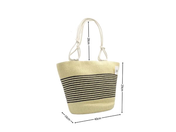 Szalma táska kötél füllel 44-1