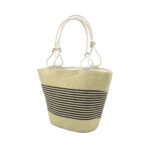 Szalma táska kötél füllel 44-1