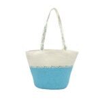 Szalma táska mintás vállpánttal 44-3