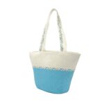 Szalma táska mintás vállpánttal 44-3