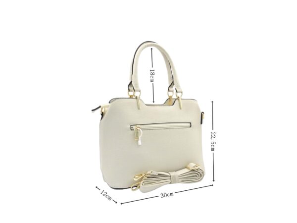 Merevített kézitáska arany fém dísszel 2040