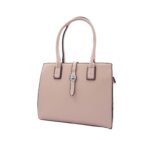 Divatos válltáska ezüst fémzárral L2899