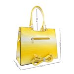 Színes lakk hatású szögletes válltáska LH9817