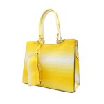 Színes lakk hatású szögletes válltáska LH9817