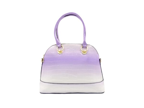 Színes lakk hatású mintás válltáska LH9822