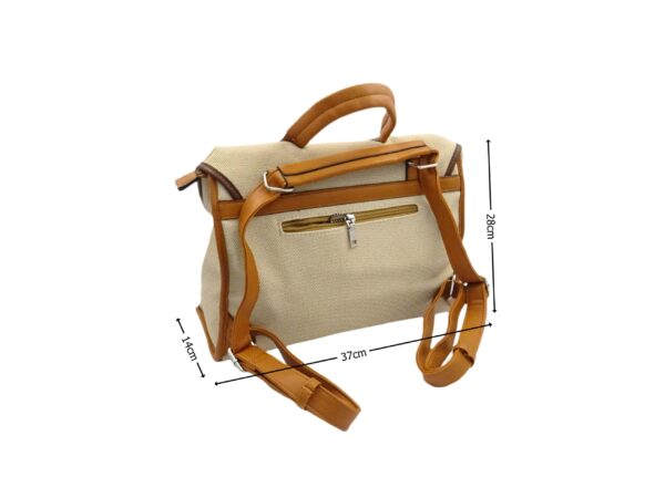 MC244back Oldschool stílusú vászon hátizsák MC244