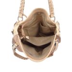 Puha nagy válltáska fonott pánttal SM2103