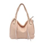 Puha nagy válltáska fonott pánttal SM2103