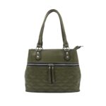 6165green Steppelt válltáska hatszög mintával 6165