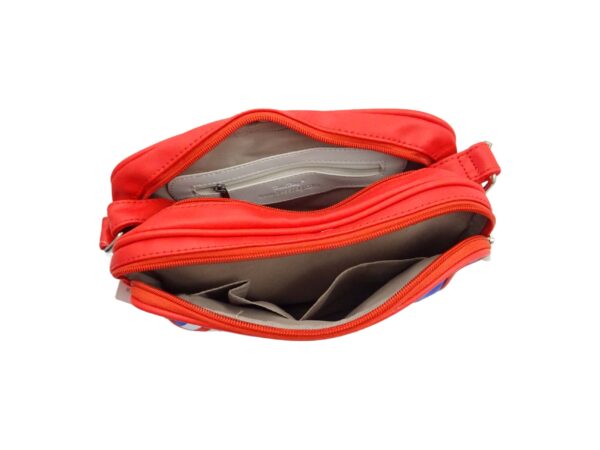 Fekvő zászló mintás kis oldaltáska A40-605UK