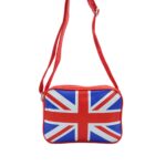 Fekvő zászló mintás kis oldaltáska A40-605UK