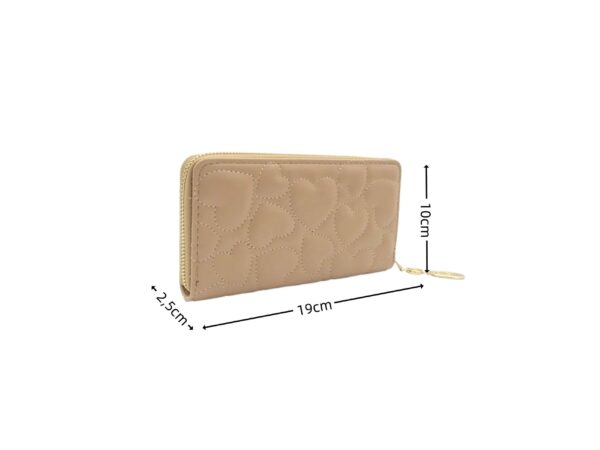 Steppelt szívecskés cipzáras pénztárca C-528L - 12db/doboz