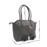 Nagy válltáska pajzs forma dísszel ER611