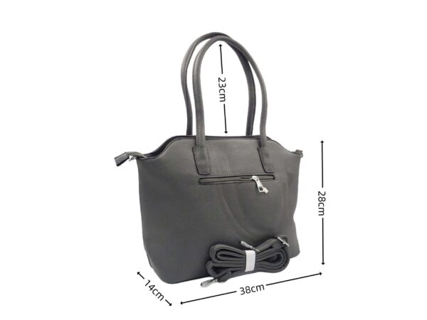 Nagy válltáska pajzs forma dísszel ER611