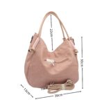 L-0205back Lekerekített válltáska rojttal díszített L-0205