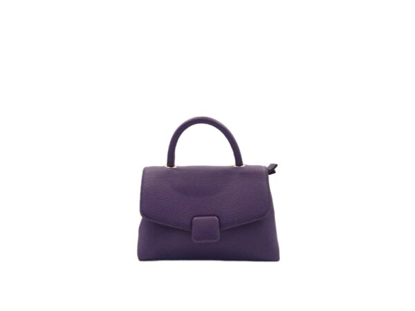 LH2344purple Elegáns kézitáska kockás dísszel LH2344