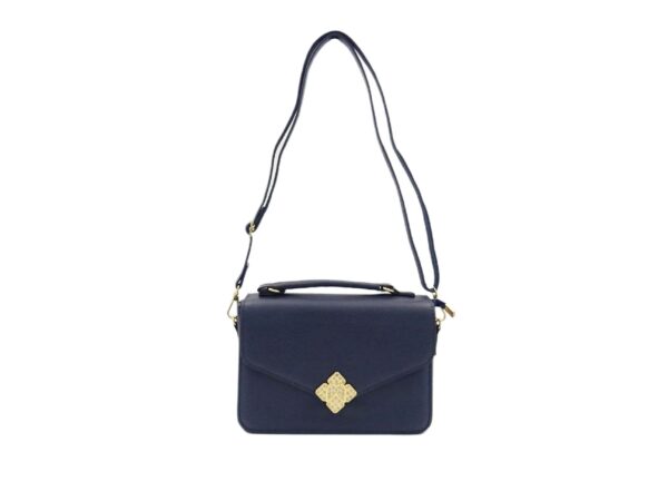 Merevített kézitáska strasszos méhecskével VH076