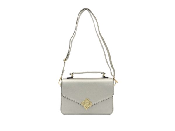 Merevített kézitáska strasszos méhecskével VH076