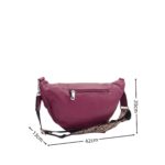 Nagy íves oldaltáska textil pánttal ZXJ286-30