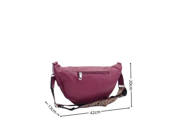 Nagy íves oldaltáska textil pánttal ZXJ286-30