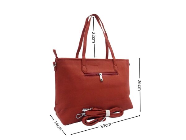 Matt hatású tote válltáska BA714