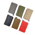 Letisztult kettő fakkos pénztárca F66 - 12db/doboz