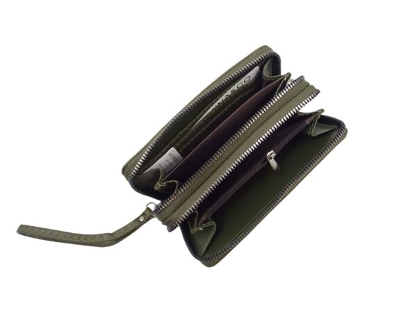 Letisztult kettő fakkos pénztárca F66 - 12db/doboz