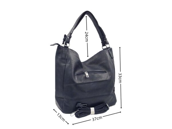 GH-1044back Sokzsebes puha tapintású válltáska GH-1044