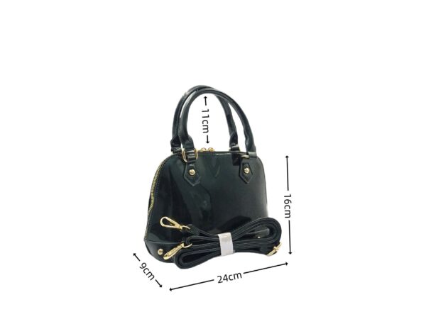 Szegeces kicsi lakk kézitáska SM2172