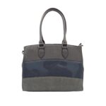SM88006grey Divatos válltáska íves lakk csíkkal SM88006