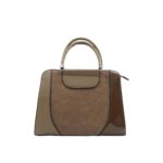 Divatos lakk kézitáska fonott pánttal SM88016