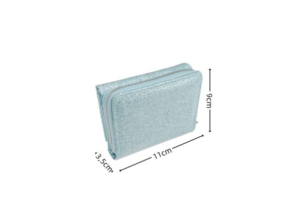 Fényes női kis pénztárca A825– 12db/doboz