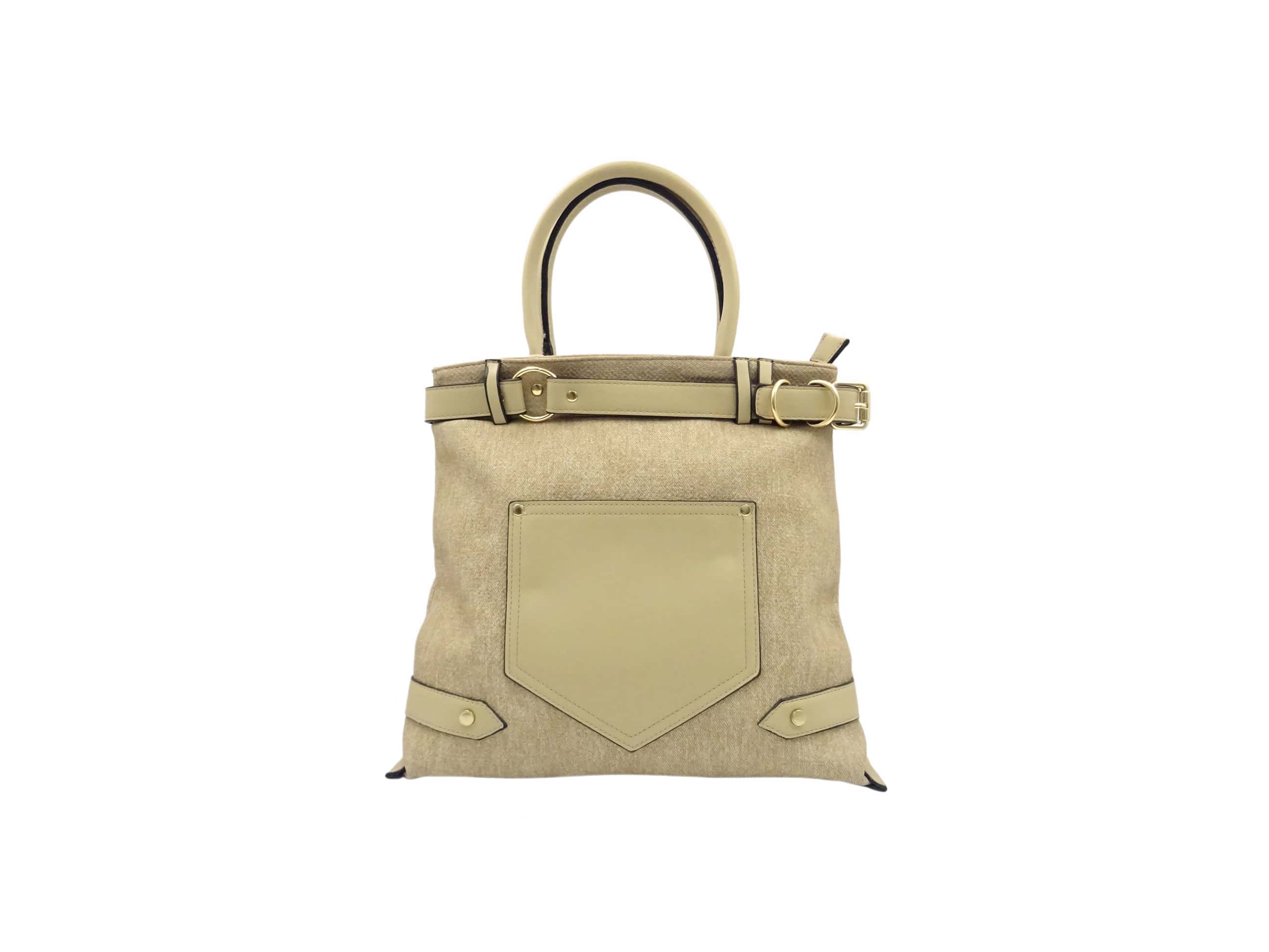 Borsa effetto denim - kaki