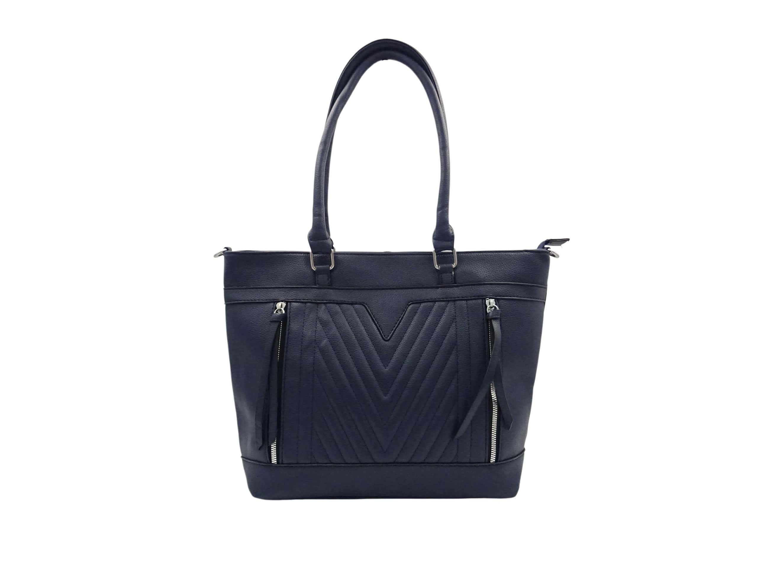 Borsa a tracolla trapuntata - blu
