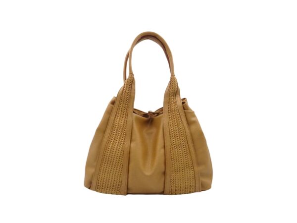 Fonott díszítésű női shopper táska MC631