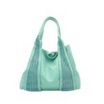 Fonott díszítésű női shopper táska MC631