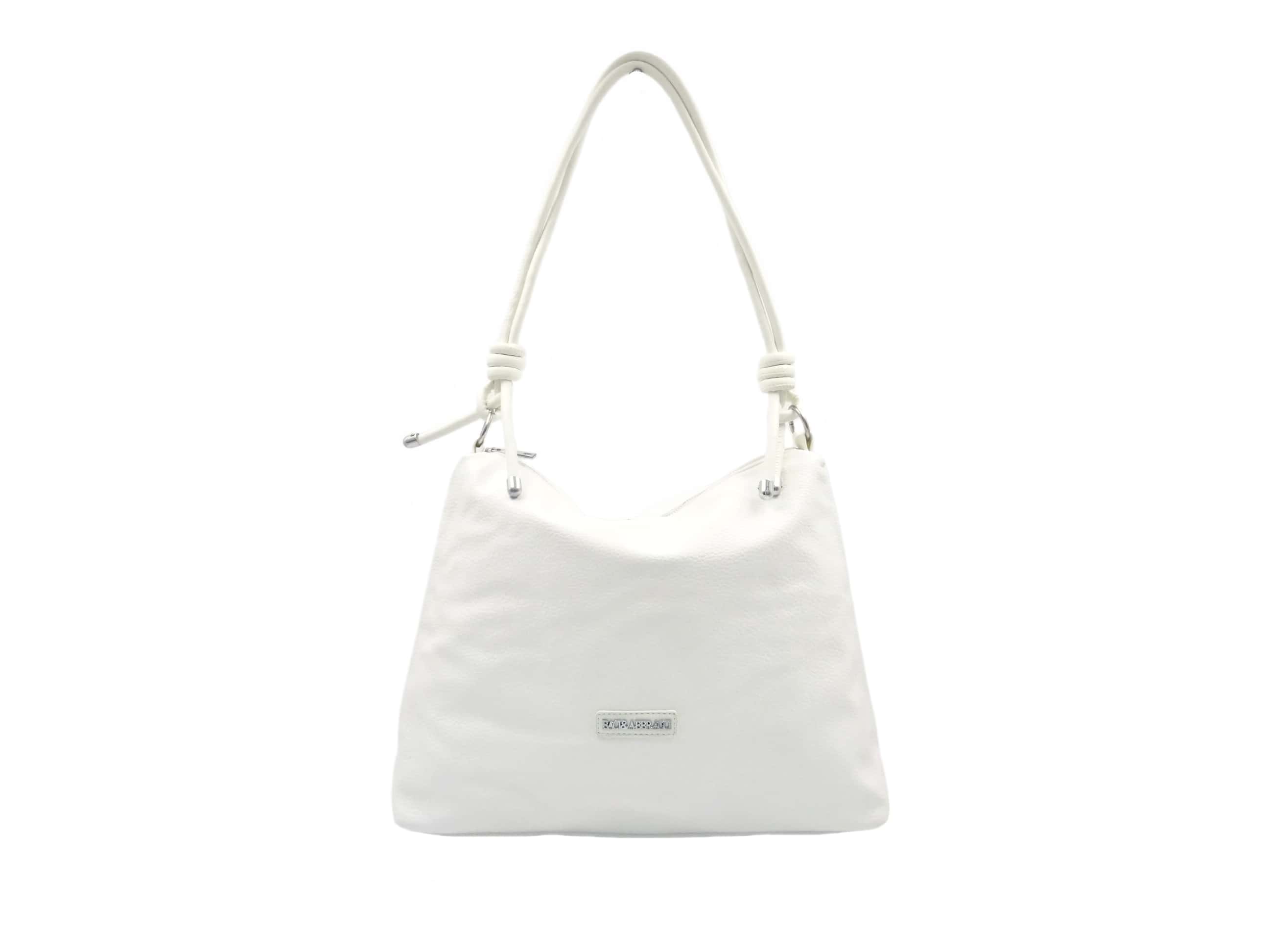 Borsa a tracolla grande - bianca