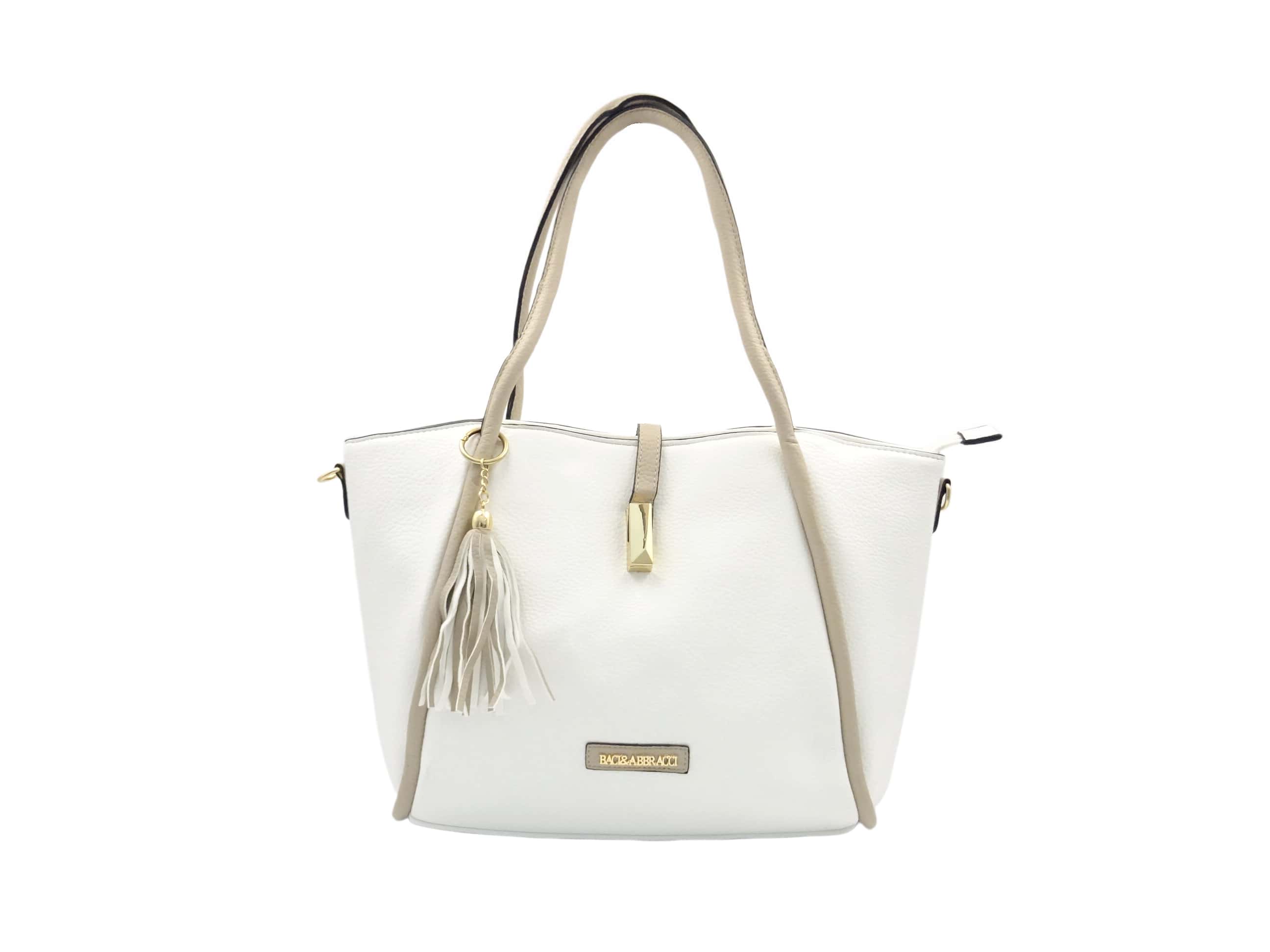 elegante borsa shopper - albicocca