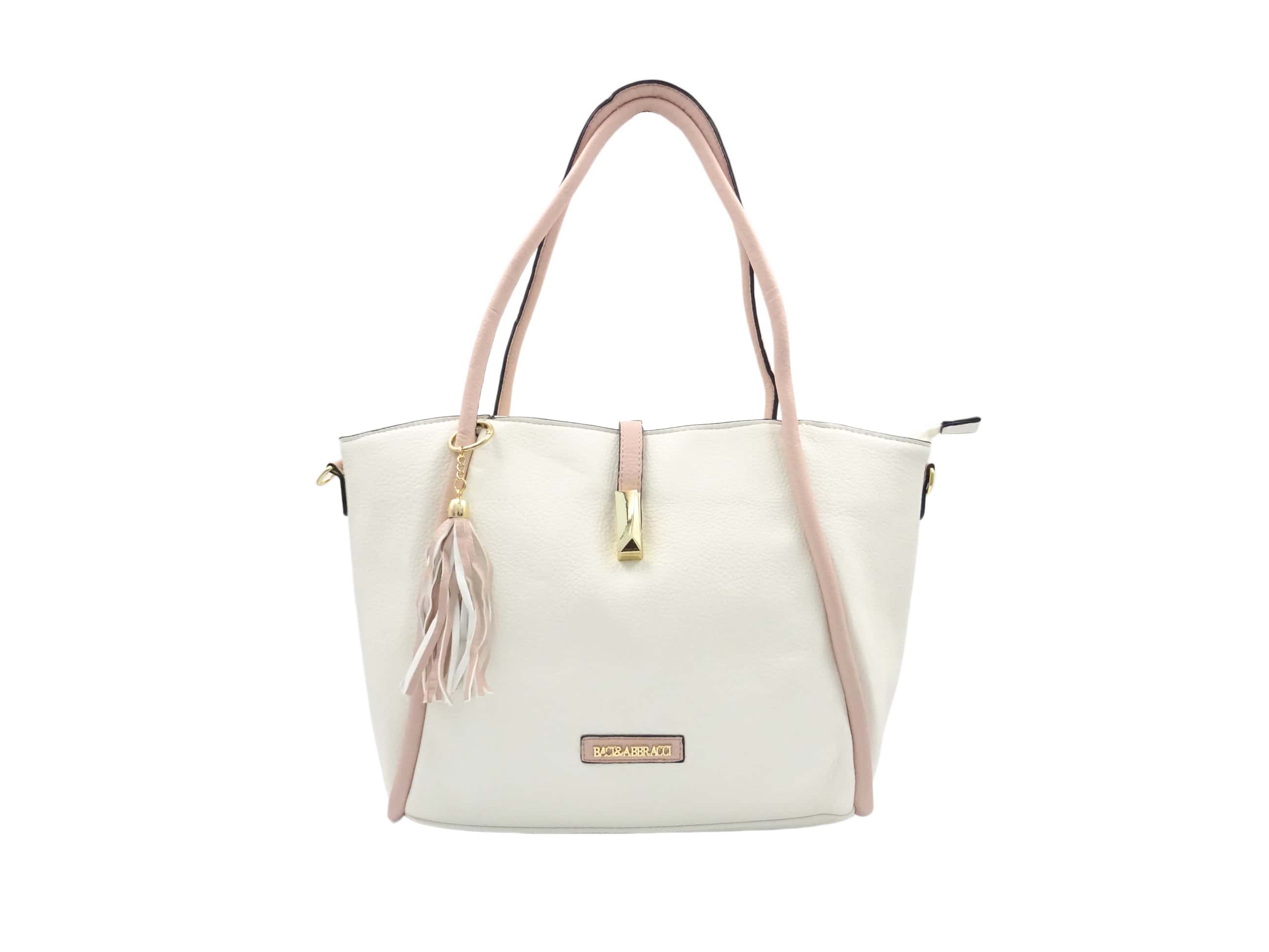 Elegante borsa shopper - rosa