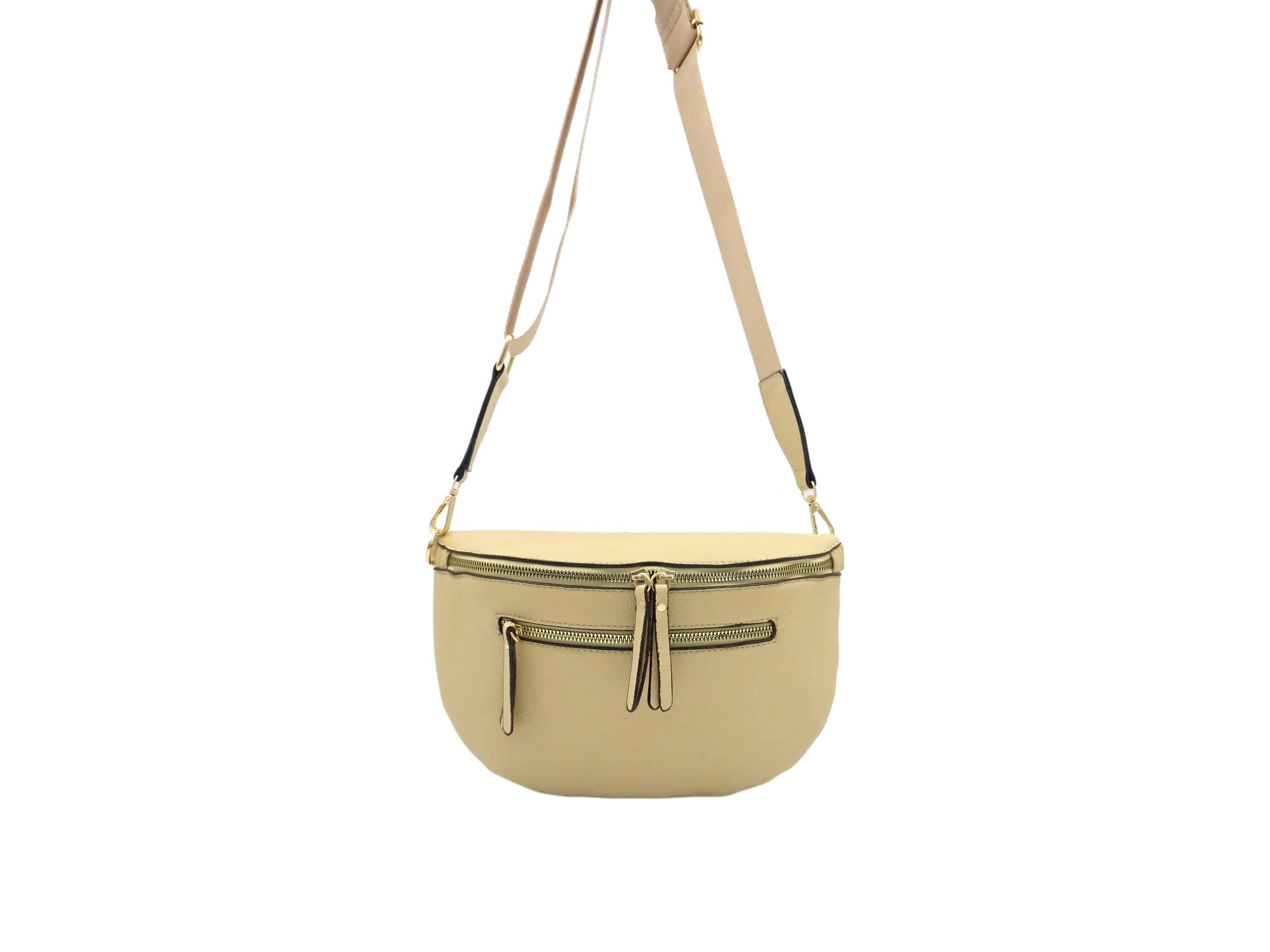 elegante borsa a tracolla - kaki